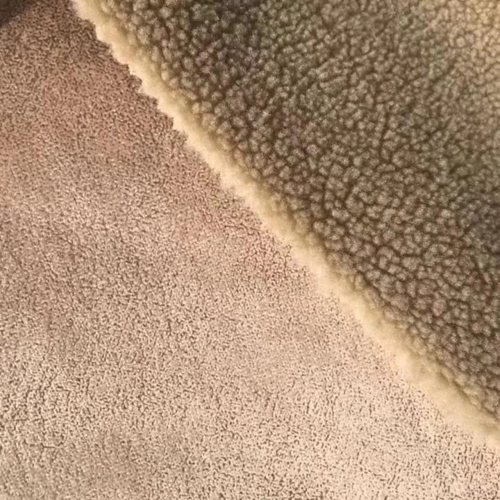 Bronzing Velour With Faux Fur